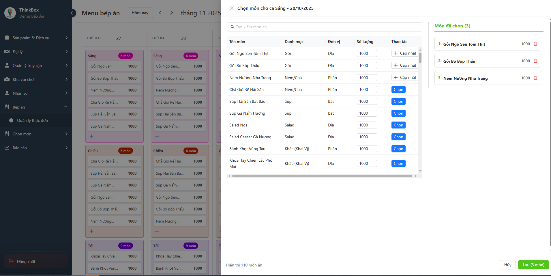 Giao diện bán vé lẻ